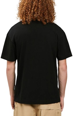 パームエンジェルス SS22 パロットロゴ ブラック グラフィック Tシャツ 半袖 PMAA001S22JER0041001 1