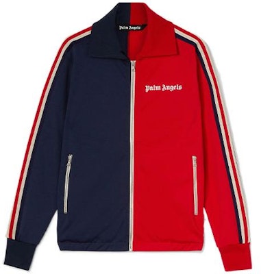 Palm Angels 男士红蓝拼色条纹标志运动夹克 SS22款式. PMBD036S22FAB0022503 Order Palm Angels 男士红蓝拼色条纹标志运动夹克 SS22款式. PMBD036S22FAB0022503