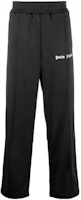 PALM ANGELS SS23 Black Striped Wide-Leg Track Pants. PMCJ014S23FAB0011003 PALM ANGELS SS23 Black Striped Wide-Leg Track Pants. PMCJ014S23FAB0011003