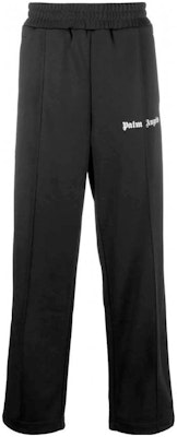 PALM ANGELS SS23 黑色條紋寬版運動長褲. PMCJ014S23FAB0011003 Buy PALM ANGELS SS23 黑色條紋寬版運動長褲. PMCJ014S23FAB0011003