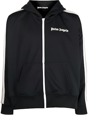 PALM ANGELS SS23 黑色拉链连帽衫 带Logo印花. PMBD051S23FAB0011003 Buy PALM ANGELS SS23 黑色拉链连帽衫 带Logo印花. PMBD051S23FAB0011003