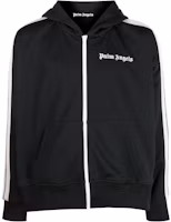 Order PALM ANGELS SS23 黑色拉鍊連帽外套 Logo印花設計。 PMBD051S23FAB0011003