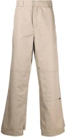 PALM ANGELS SS23 Casual Straight-Leg Pants Khaki Color. PMCG003S23FAB0016118 PALM ANGELS SS23 Casual Straight-Leg Pants Khaki Color. PMCG003S23FAB0016118