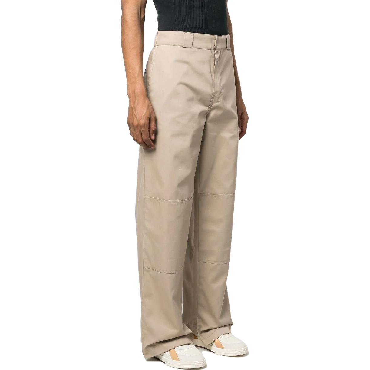 Purchase PALM ANGELS SS23  Casual Straight-Leg Pants Khaki Color. PMCG003S23FAB0016118