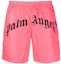 Order PALM ANGELS SS23 粉色Logo松紧腰泳裤. PMFA005C99FAB0026810