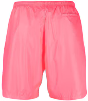Lookbook PALM ANGELS SS23 Bañador Rosa con Logo y Cintura Elástica. PMFA005C99FAB0026810