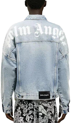Chaqueta Denim Azul Lavado PALM ANGELS SS23 con Cuello de Solapa. PMYE006C99DEN0024001 Shop Chaqueta Denim Azul Lavado PALM ANGELS SS23 con Cuello de Solapa. PMYE006C99DEN0024001