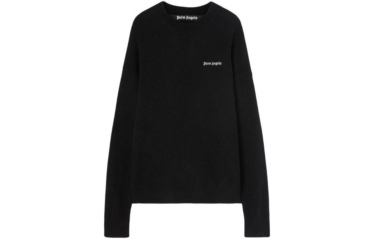 Order Palm Angels SS23 黑色字母印花衛衣 男款 PMHE054F23KNI0051001