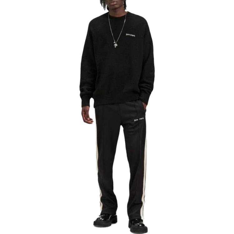 Lookbook Palm Angels SS23 黑色字母印花衛衣 男款 PMHE054F23KNI0051001