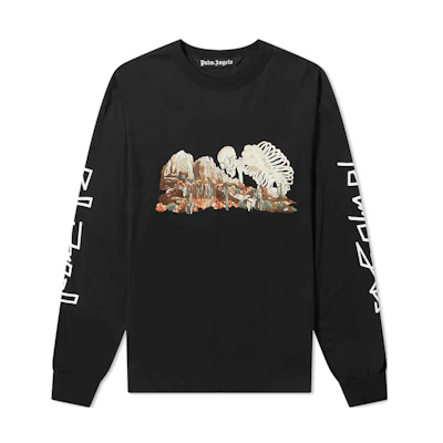 Palm Angels SS23 Cartoon Graphic Crewneck Sweatshirt Black PMAB016-F20JE-R005-1084