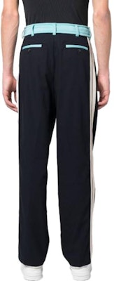 PALM ANGELS SS23 Colorblock Elastic Waist Casual Pants Men Blue. PMCA112S23FAB0014540 Purchase PALM ANGELS SS23 Colorblock Elastic Waist Casual Pants Men Blue. PMCA112S23FAB0014540