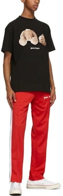 PALM ANGELS SS23 Graphic Print Crewneck T-Shirt Black Men PMAA001F21JER0231060 Black Lookbook PALM ANGELS SS23 Graphic Print Crewneck T-Shirt Black Men PMAA001F21JER0231060 Black