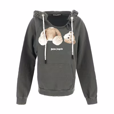 Palm Angels SS23 Graphic Print Hoodie Light Brown. PMBB123S23FLE0021060