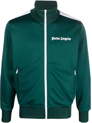 Palm Angels SS23 Logo Print Track Jacket Men’s Dark Green PMBD001C99FAB0045501 Buy Palm Angels SS23 Logo Print Track Jacket Men’s Dark Green PMBD001C99FAB0045501