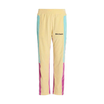 Palm Angels SS23 Multicolor Logo Print Straight-Fit Jogger Pants Men. PMCJ013S23FAB0011840
