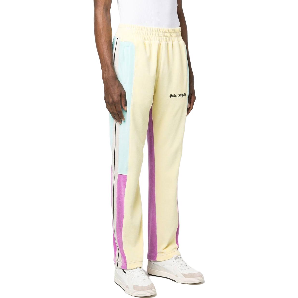 Sizing Palm Angels SS23 Multicolor Logo Print Straight-Fit Jogger Pants Men. PMCJ013S23FAB0011840