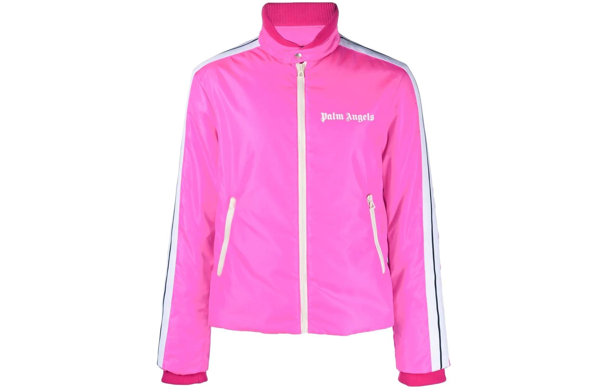 Palm Angels SS23 Pink Logo Print Jacket PMED024S23FAB0013201