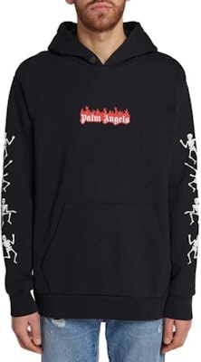 パームエンジェルス SS23 スカルグラフィック ブラックフーディ メンズ長袖 PMBB003S183480271088 Lookbook パームエンジェルス SS23 スカルグラフィック ブラックフーディ メンズ長袖 PMBB003S183480271088