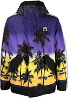 Palm Angels SS23 Sunset Print Hoodie Jacket Purple/Black - PMKP001S23FAB0023710 Palm Angels SS23 Sunset Print Hoodie Jacket Purple/Black - PMKP001S23FAB0023710