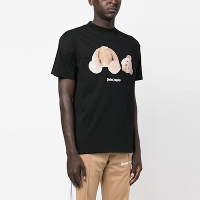 Camiseta Negra Hombre Palm Angels SS23 Logo Osito Estampado. PMAA001C99JER0141060 Purchase Camiseta Negra Hombre Palm Angels SS23 Logo Osito Estampado. PMAA001C99JER0141060