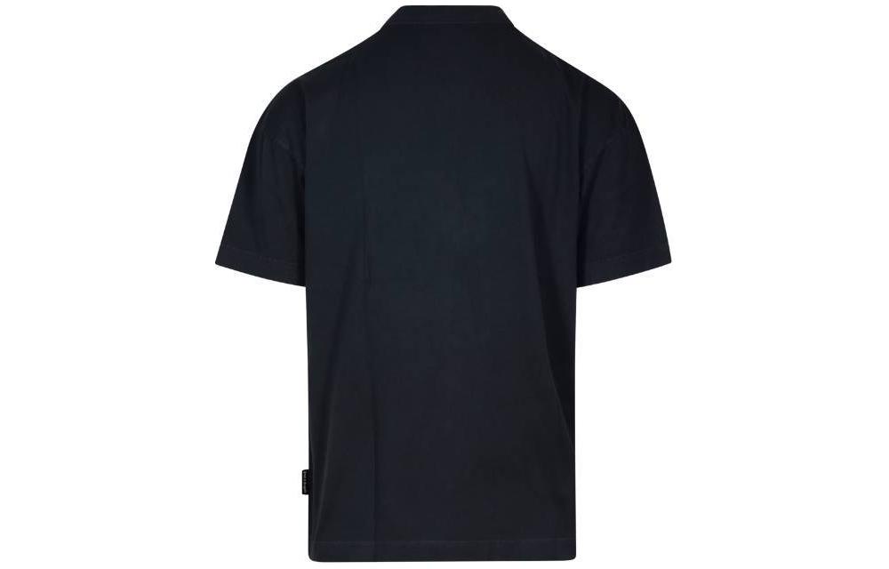 Lookbook Camiseta Negra PALM ANGELS SS24 Logo Estampado de Manga Corta. PMAA072R24JER0031084