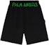 Buy Palm Angels SS24 Logo Elastic Waist Casual Shorts Black. PMCI010S24FLE0021070