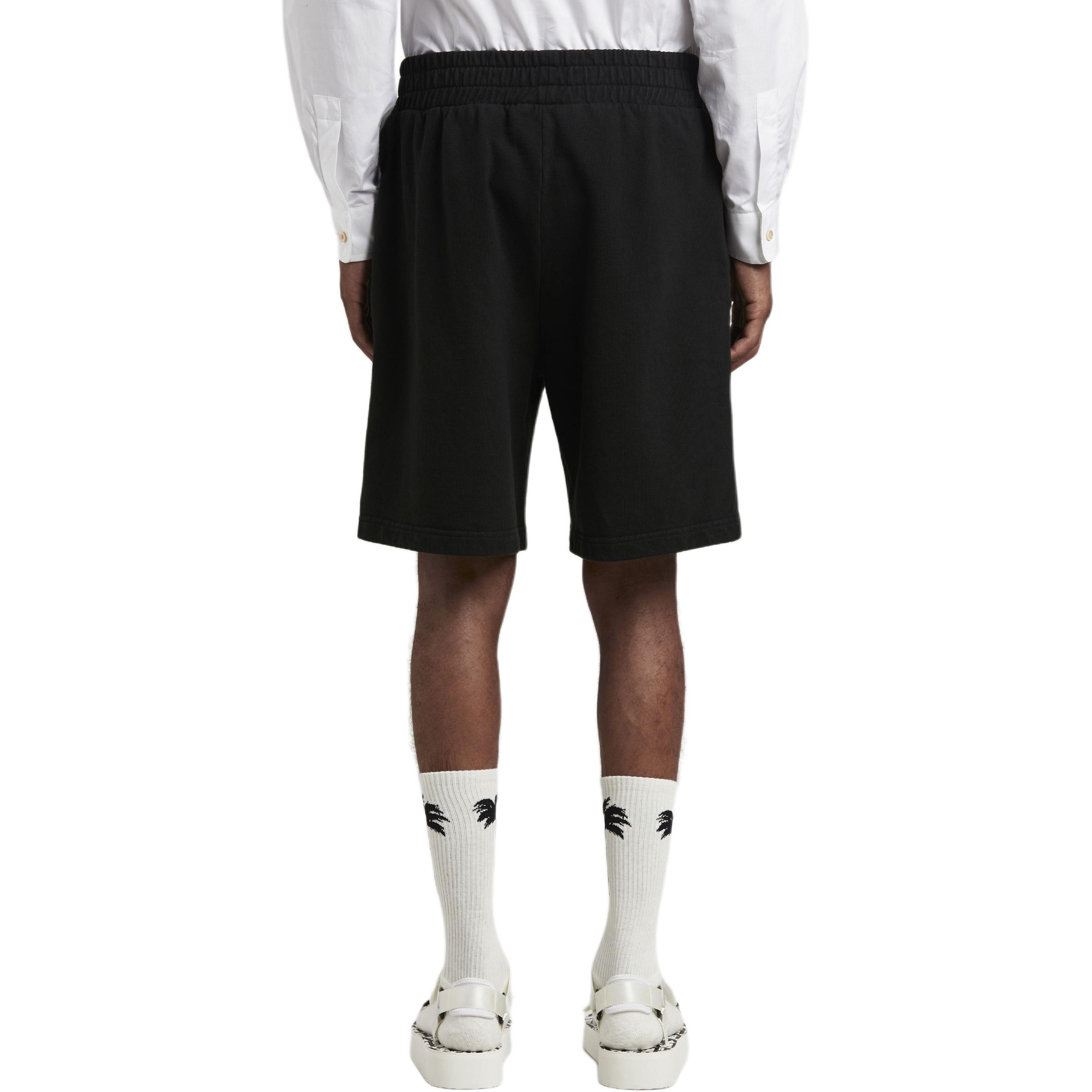Shop Palm Angels SS24 Logo Elastic Waist Casual Shorts  Black. PMCI010S24FLE0021070