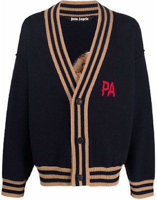 PALM ANGELS Baju Jalur Lelaki Hitam PMHB006F21KNI0011060 Order PALM ANGELS Baju Jalur Lelaki Hitam PMHB006F21KNI0011060