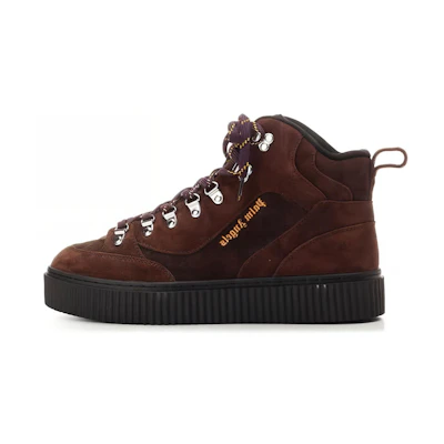 Palm Angels Suede Boots 'Brown Essentials'