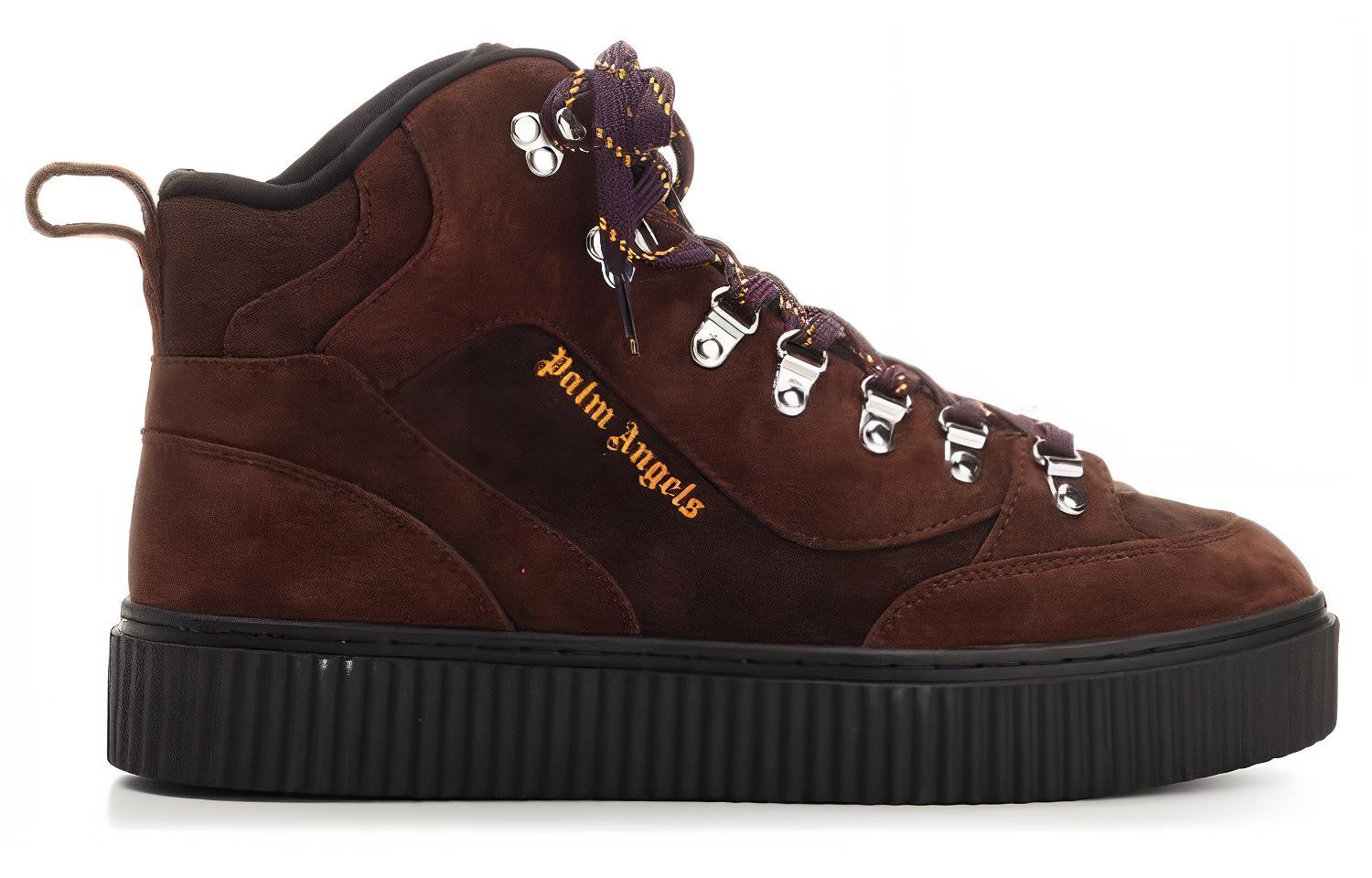 Palm Angels Suede Boots 'Brown Essentials' 圖 2