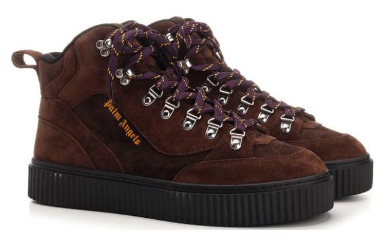 Palm Angels Suede Boots 'Brown Essentials' 圖 3