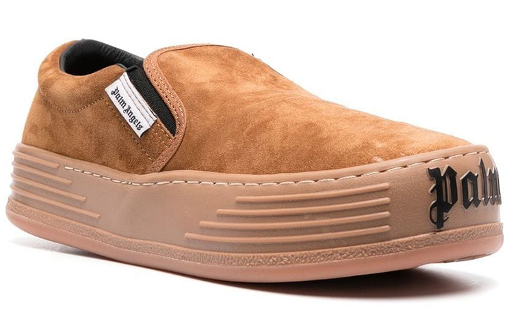 Palm Angels Suede Slip-On 'Brown' 圖 2