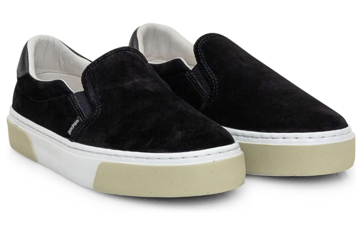 Palm Angels Suede Slip-On Low 'Black' 圖 2