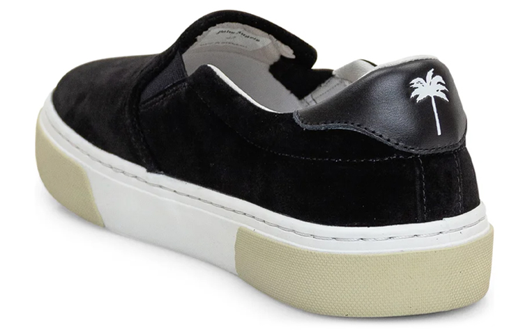 Palm Angels Suede Slip-On Low 'Black' 圖 4