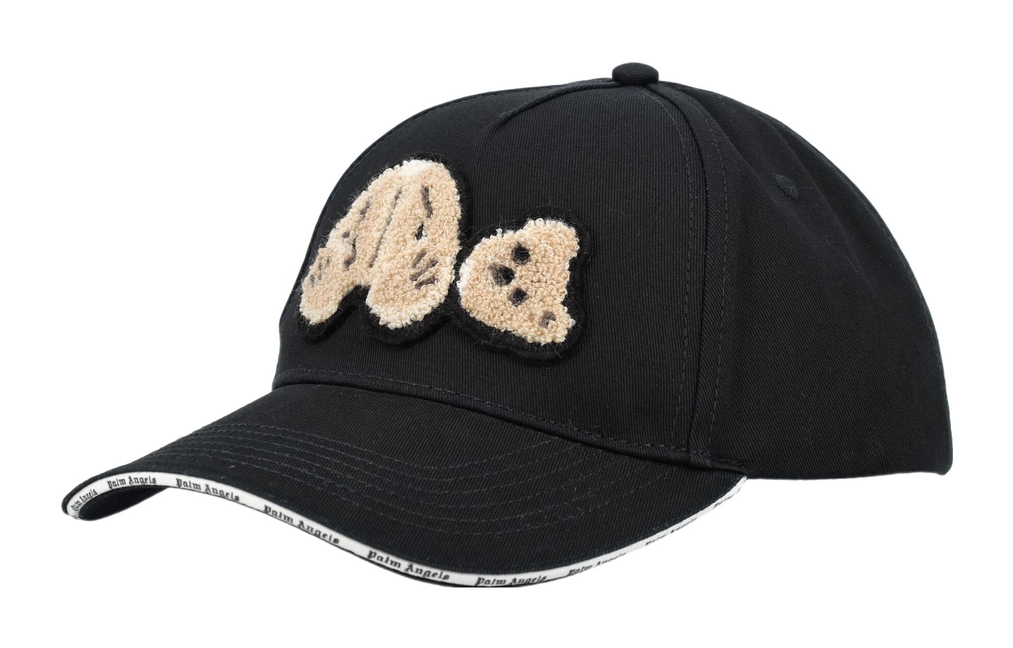 Order Palm Angels 泰迪熊棒球帽 黑色 PMLB054S22FAB0011060