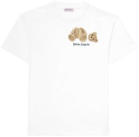 Palm Angels Teddy Bear Decapitated Flocked Tee White T-Shirt PMAA001F194130400150 Palm Angels Teddy Bear Decapitated Flocked Tee White T-Shirt PMAA001F194130400150