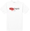 Buy PALM ANGELS 東京噴漆標誌紅色白色T恤 PMAA001S204130590120