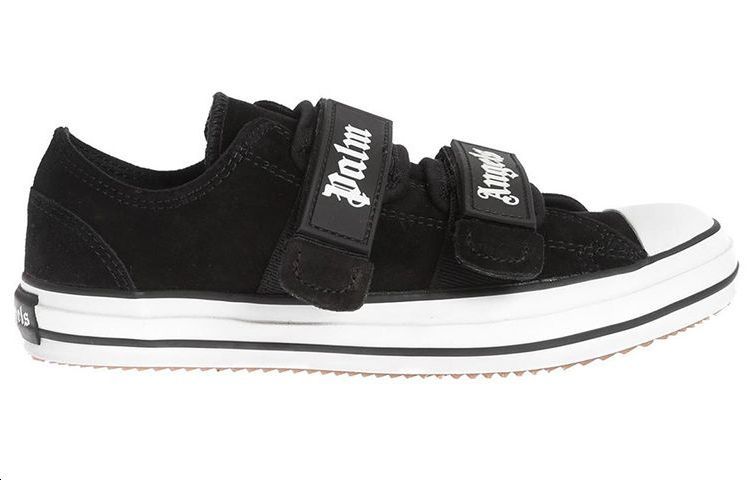 Order Palm Angels Velcro Vulcanized Low 'Black' PMIA034E20LEA001-1001