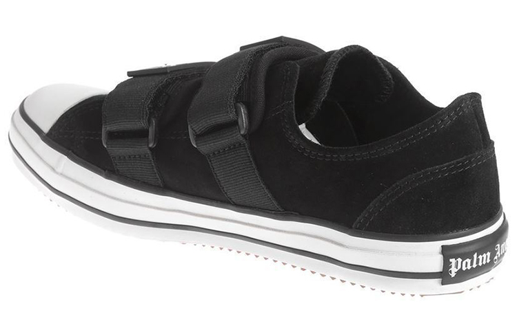 Purchase Palm Angels Velcro Vulcanized Low 'Black' PMIA034E20LEA001-1001