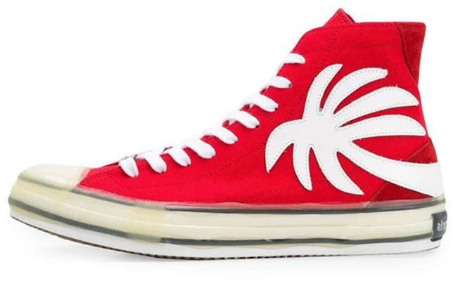 Palm Angels Vulcanized High ''Palm Tree - Rood'' Sneakers PMIA048E20FAB0012501 Buy Palm Angels Vulcanized High ''Palm Tree - Rood'' Sneakers PMIA048E20FAB0012501