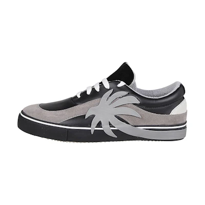 Palm Angels Vulcanized Low 'Palm Tree - Black Silver'