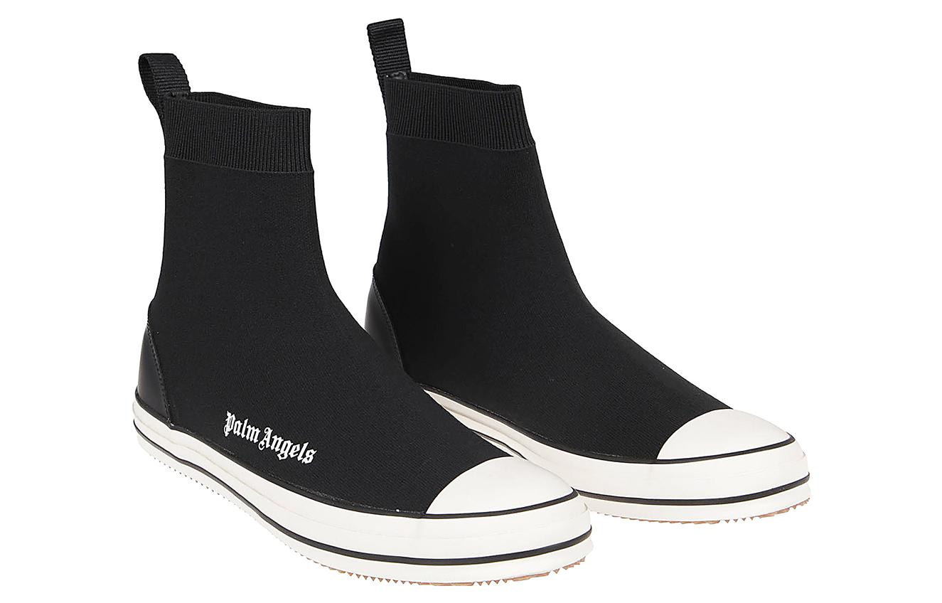 Shop Palm Angels 火山熔岩板鞋 '黑色' PMIA062S21LEA001-1001