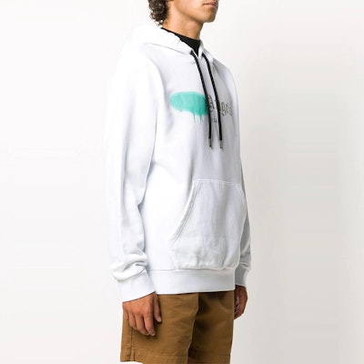 パームエンジェルス フロントロゴプリント付きホワイトフーディー PMBB003F20FLE0020148 Purchase パームエンジェルス フロントロゴプリント付きホワイトフーディー PMBB003F20FLE0020148