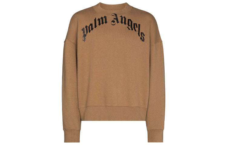 Palm Angels Browns 50 SS21 Bear Print Hoodie Beige PMBA026G20FLE0036160