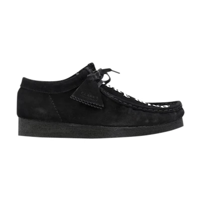 Palm Angels Clarks Fringed Wallabee Moccasin 'Black'