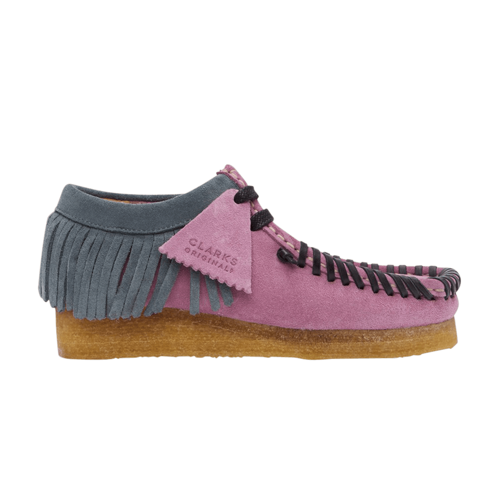 Palm Angels x Clarks Fringed Wallabee Moccasin 'Lilac' PMIA054F20LEA0023610