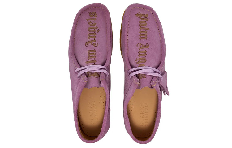 Shop Palm Angels x Clarks Wallabee ''Suède Rose'' PMIA054F20LEA0013610