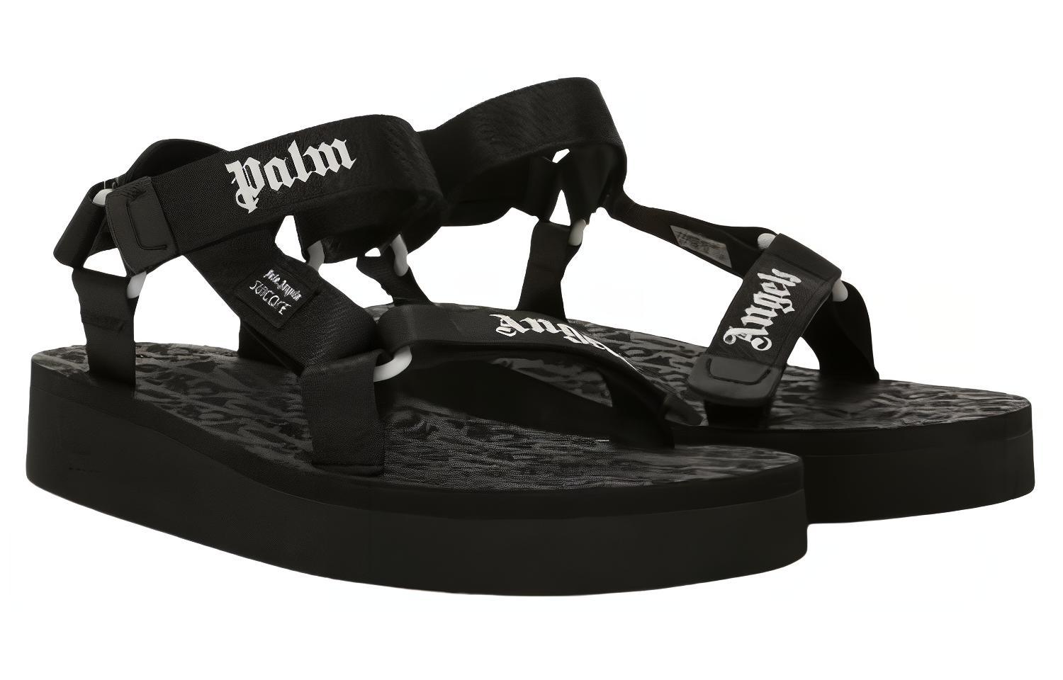 Lookbook パームエンジェルス x スイコック サンダル「ブラック」PMIH011S24MAT0011001 PMIH011S24MAT0011001