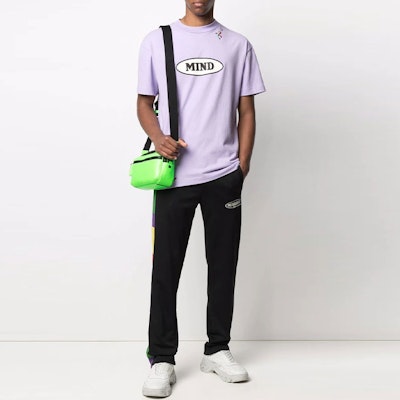 PALM ANGELS x MISSONI FW21 Logo Print Track Pants Black - . PMCA007F21FAB0121001 Lookbook PALM ANGELS x MISSONI FW21 Logo Print Track Pants Black - . PMCA007F21FAB0121001