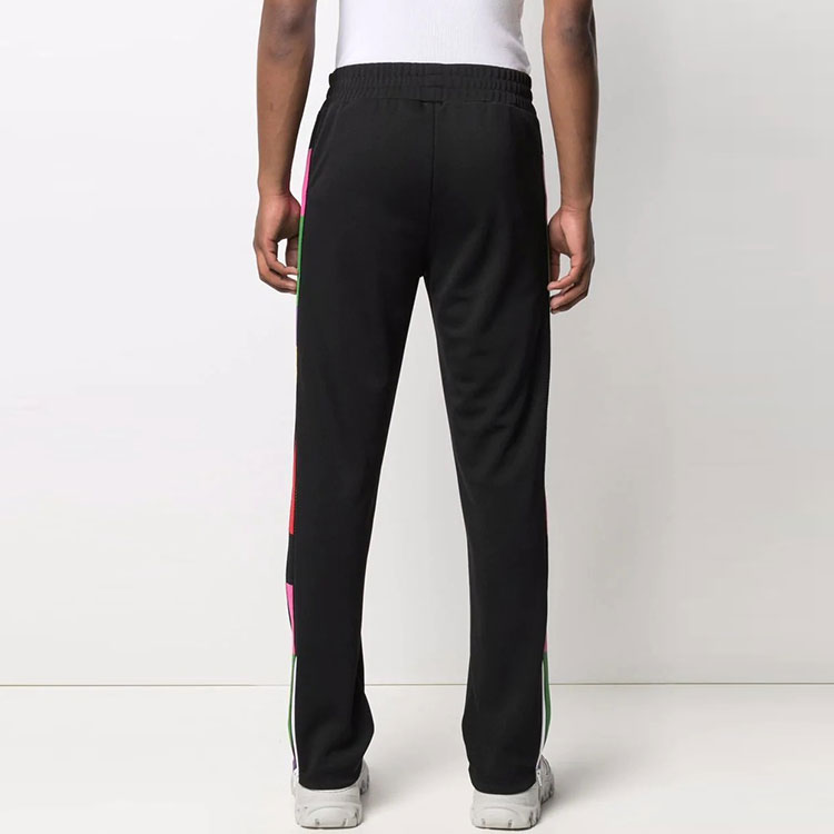 Purchase PALM ANGELS x MISSONI FW21 Logo Print Track Pants Black - . PMCA007F21FAB0121001